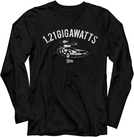Pre-Sell Back to the Future Movie Licensed Long Sleeve Shirt