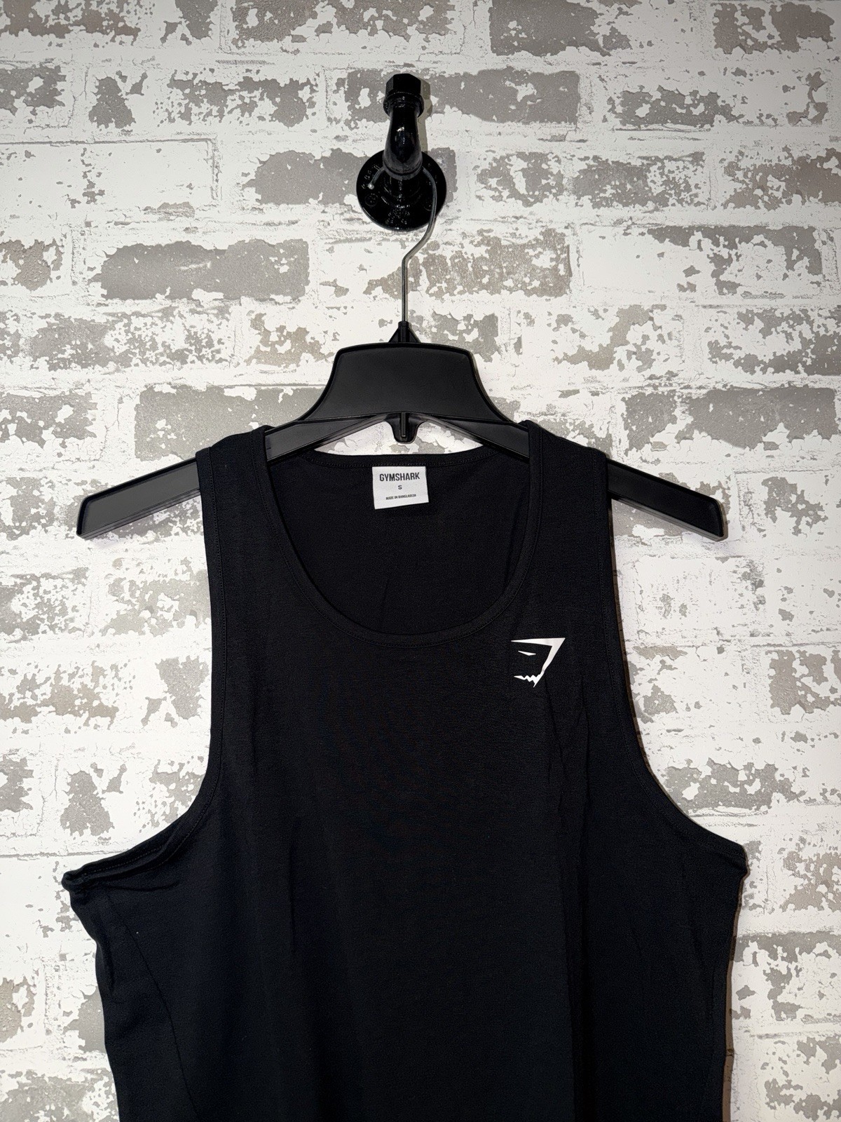 NEW! GYMSHARK CRITICAL TANK TOP – SLIM FIT – BLACK – SIZE SMALL