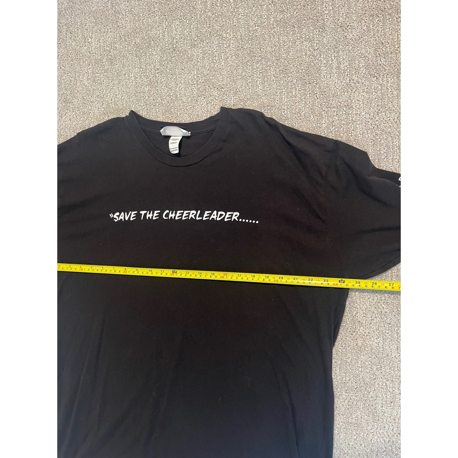 Vtg NBC Heroes TV Show Save the Cheerleader Save the World T-Shirt Black 2XL xxl