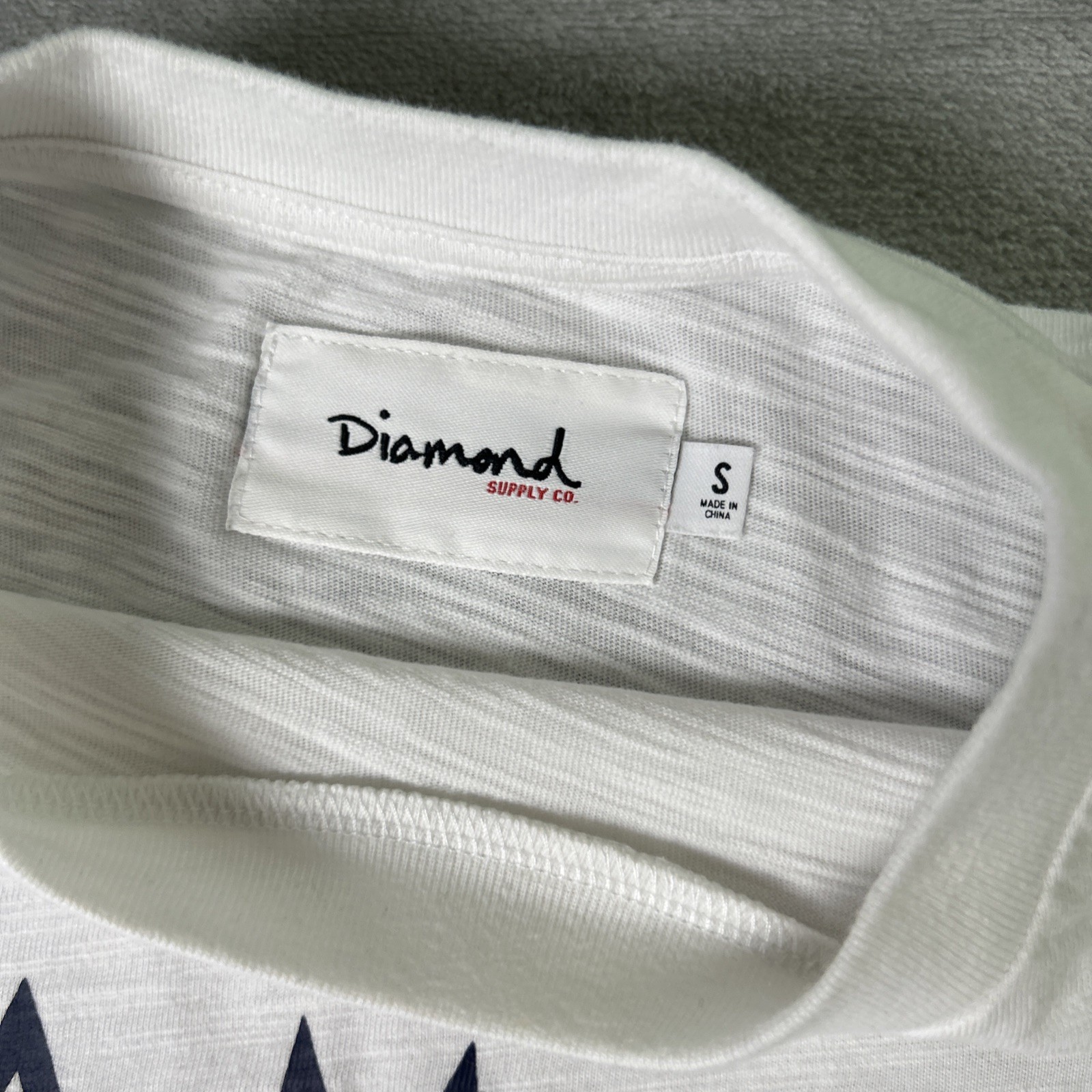 Diamond Supply Co. Crew Neck Short Sleeve T Shirt Mens Size Small White
