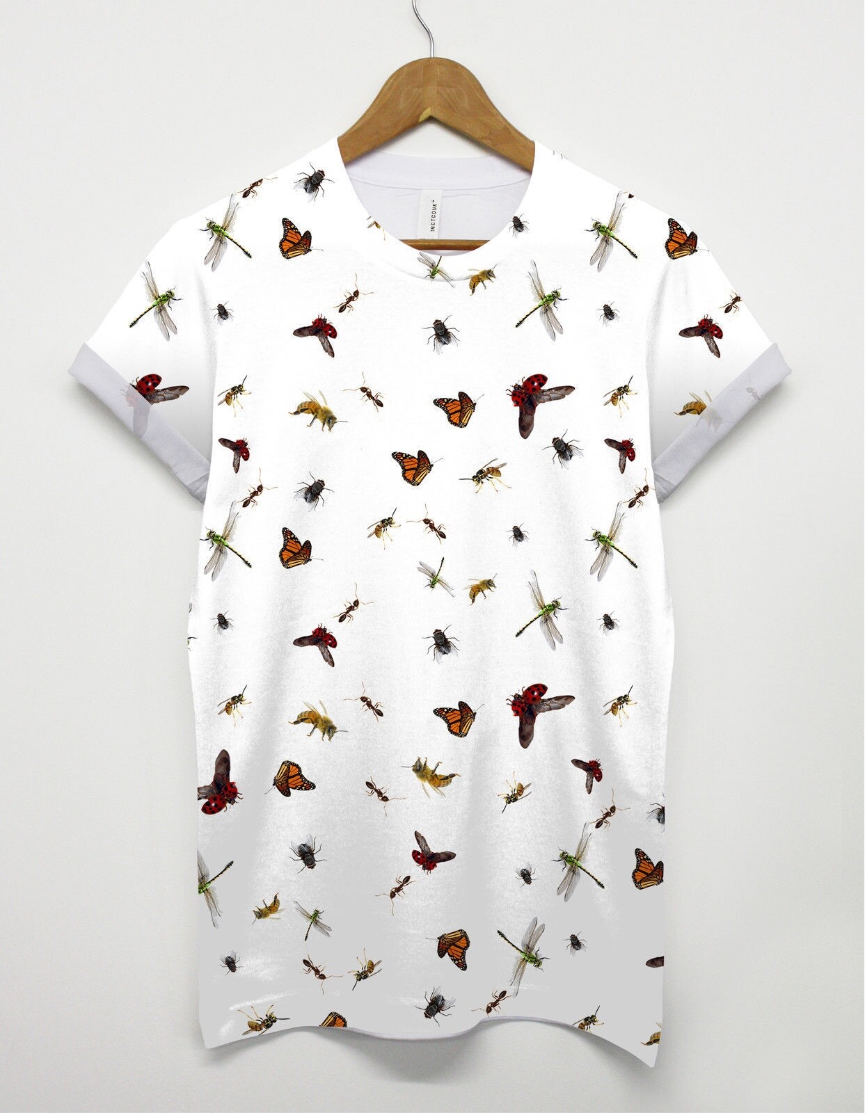 Insect All Over T Shirt Summer Festival Swag Mens Women Tumblr Butterfly Hipster