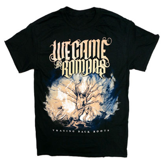 WE CAME AS ROMANS Tracing Back Roots T Shirt Black All Size Gift For Fan