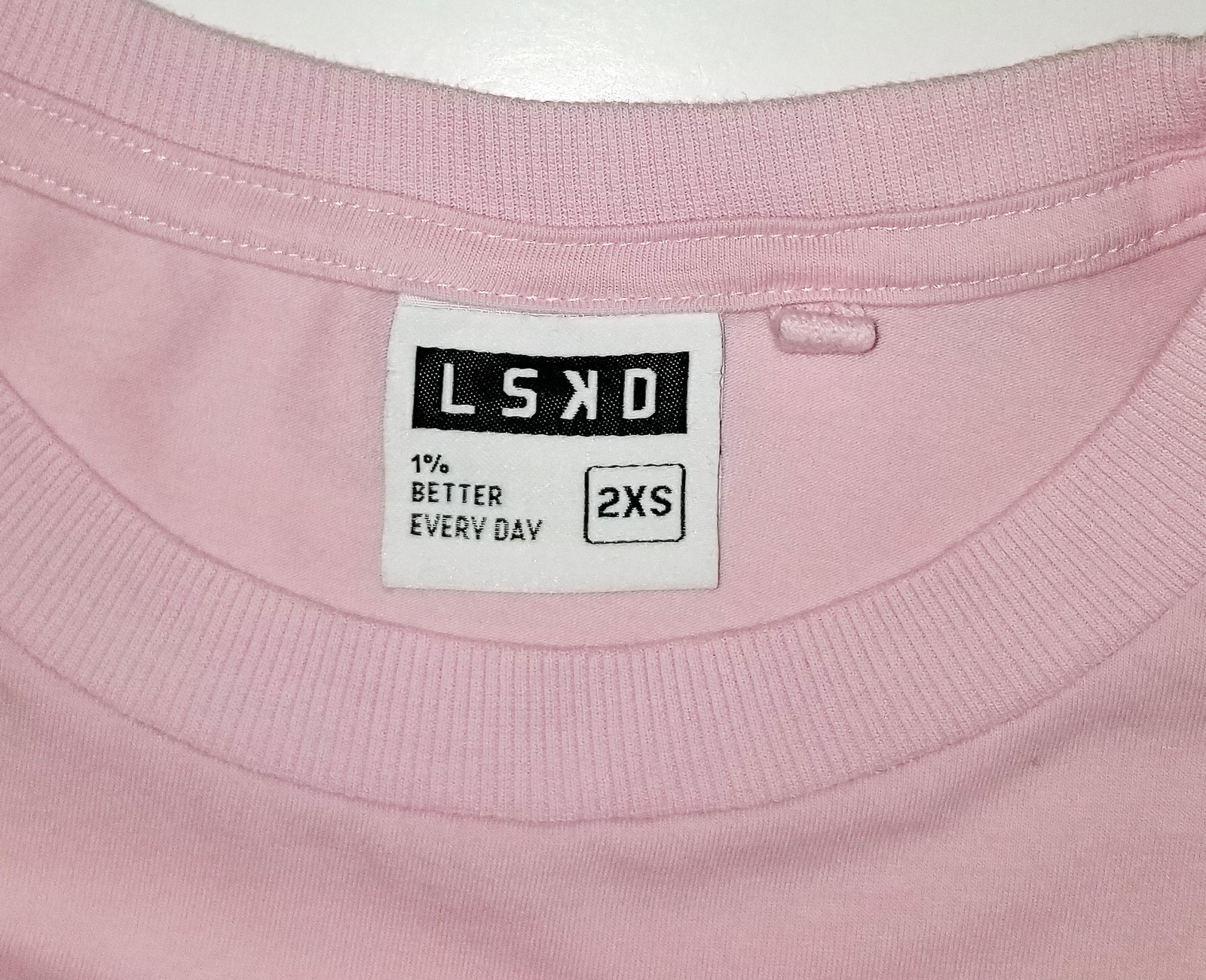LSKD San Diego T-Shirt Pink Supima Cotton 1% Better Mens NEW 2XS (Measures MD)
