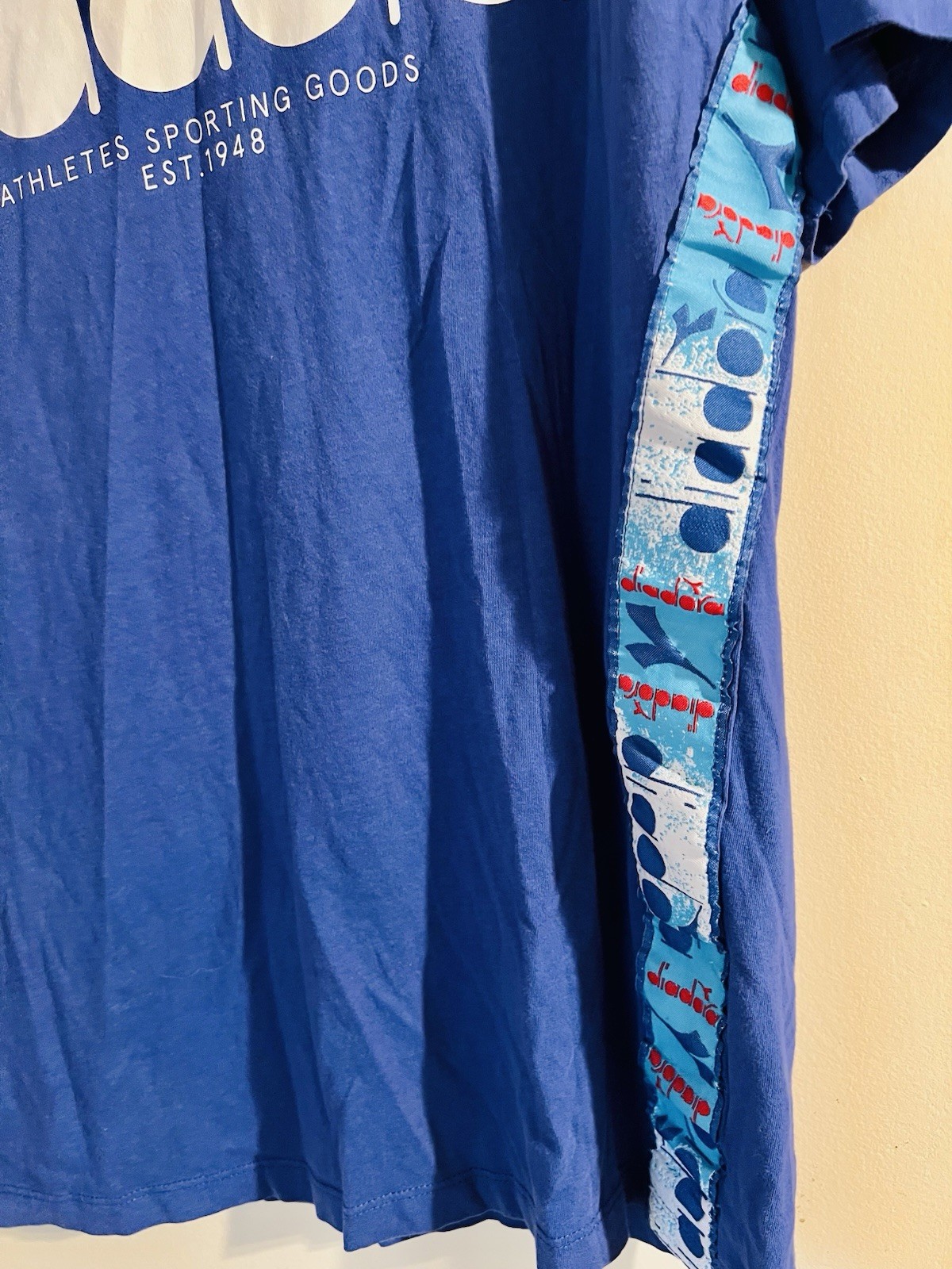 Vintage DIADORA Blue T- Shirt Men’s L