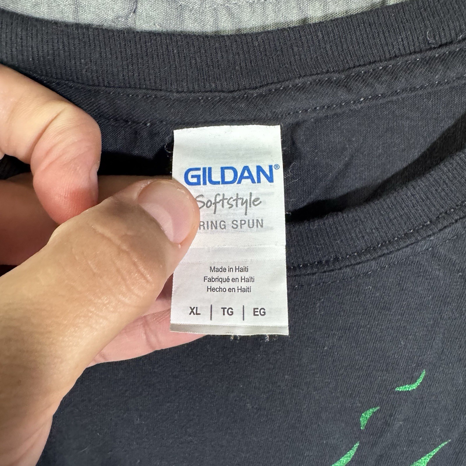 Gildan Softstyle T-Shirt Men’s Xl Black Ring Spun Preston Playz 100% Cotton