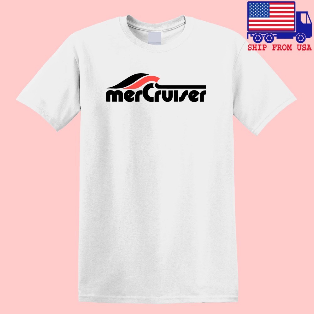Mercruiser Marine Boats Men&rsquo;s White Size S-5XL