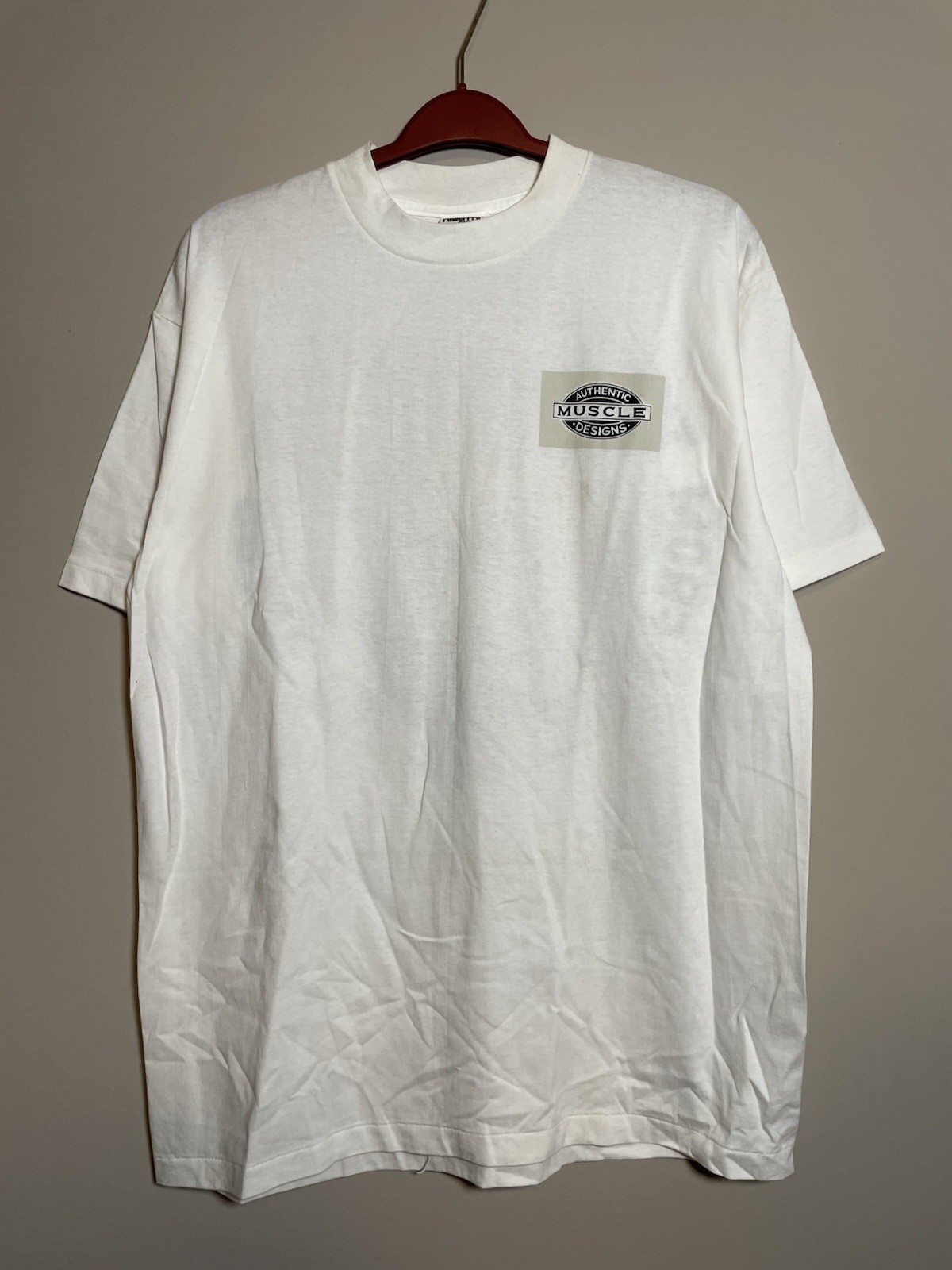 Vintage Muscle Designs Cradle To The Grave Bodybuilding Wolf Mens XL (A566)