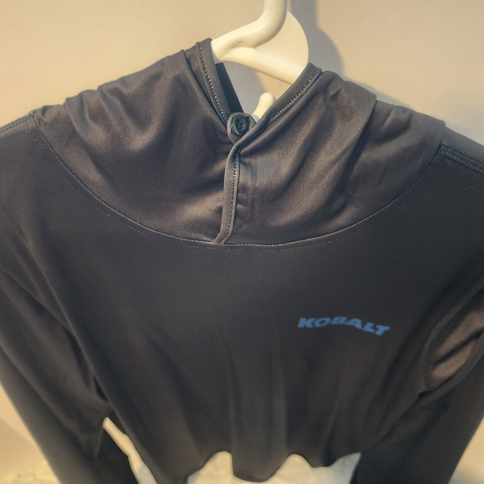 Kobalt Men Hooded Long Sleeve Black Large Shirt