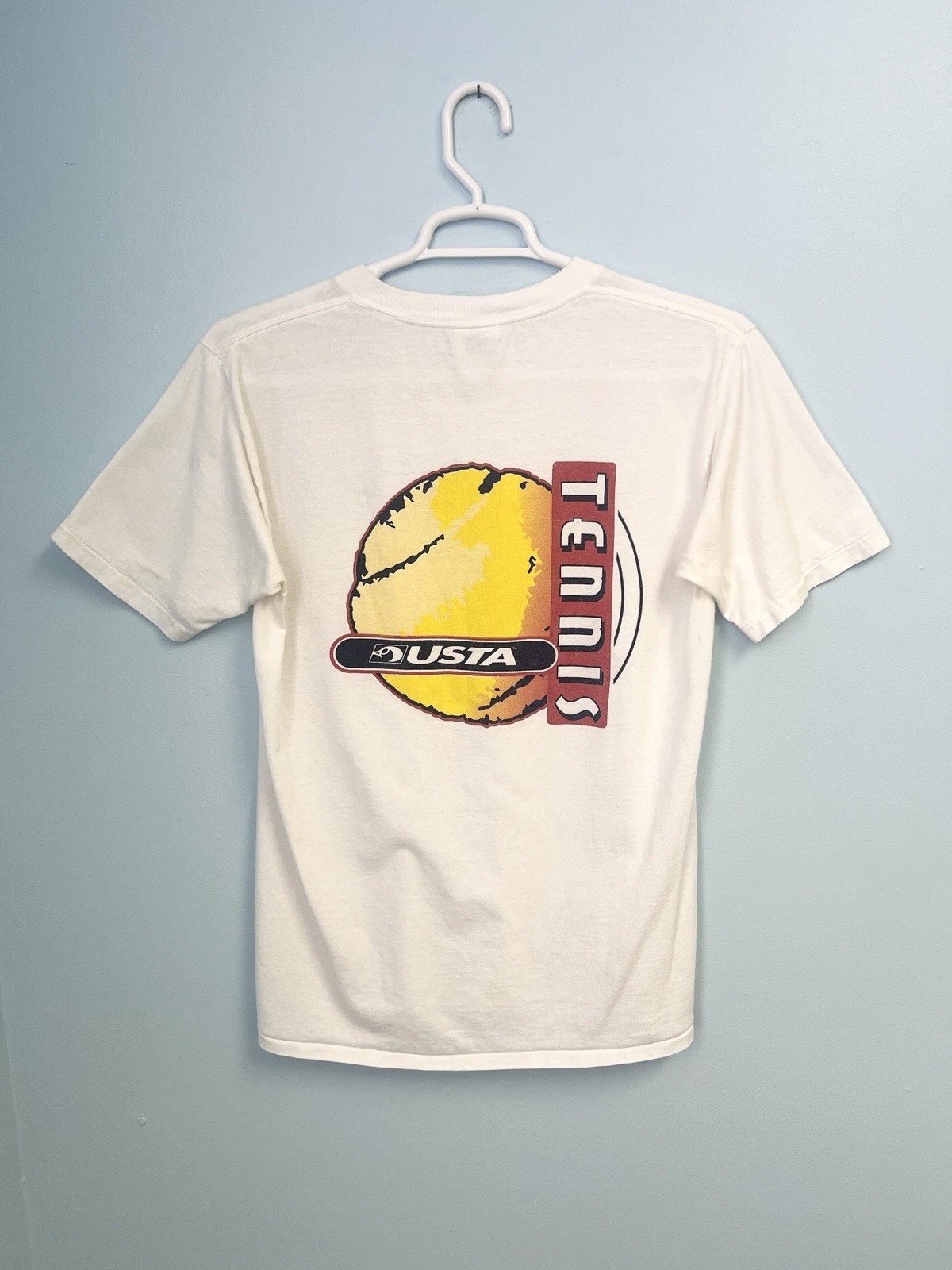 Vintage 90s USTA Midwest Section Wisconsin District Tennis T Shirt Medium