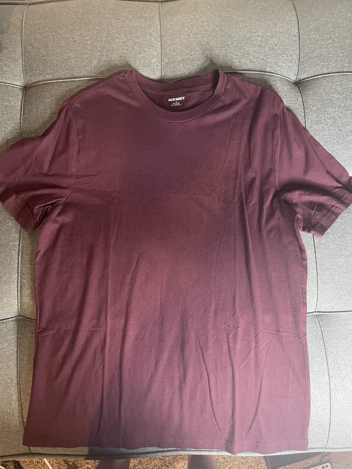 Old Navy Men&rsquo;s Crew Neck Short Sleeve Cotton Jersey Solid T-Shirt Lot of 3 M