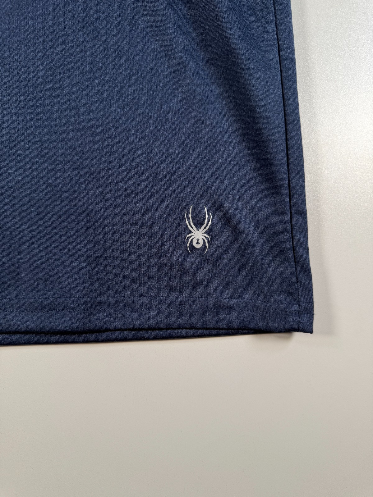 BNWT Spyder Mens V Neck Pro Stretch Casual Short Sleeve T Shirt Blue Sz Medium
