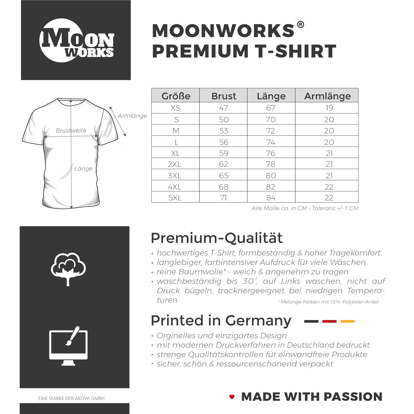 Herren T-Shirt Fanshirt Albanien Albania Fußball EM WM Löwe Shqipërisë MoonWorks