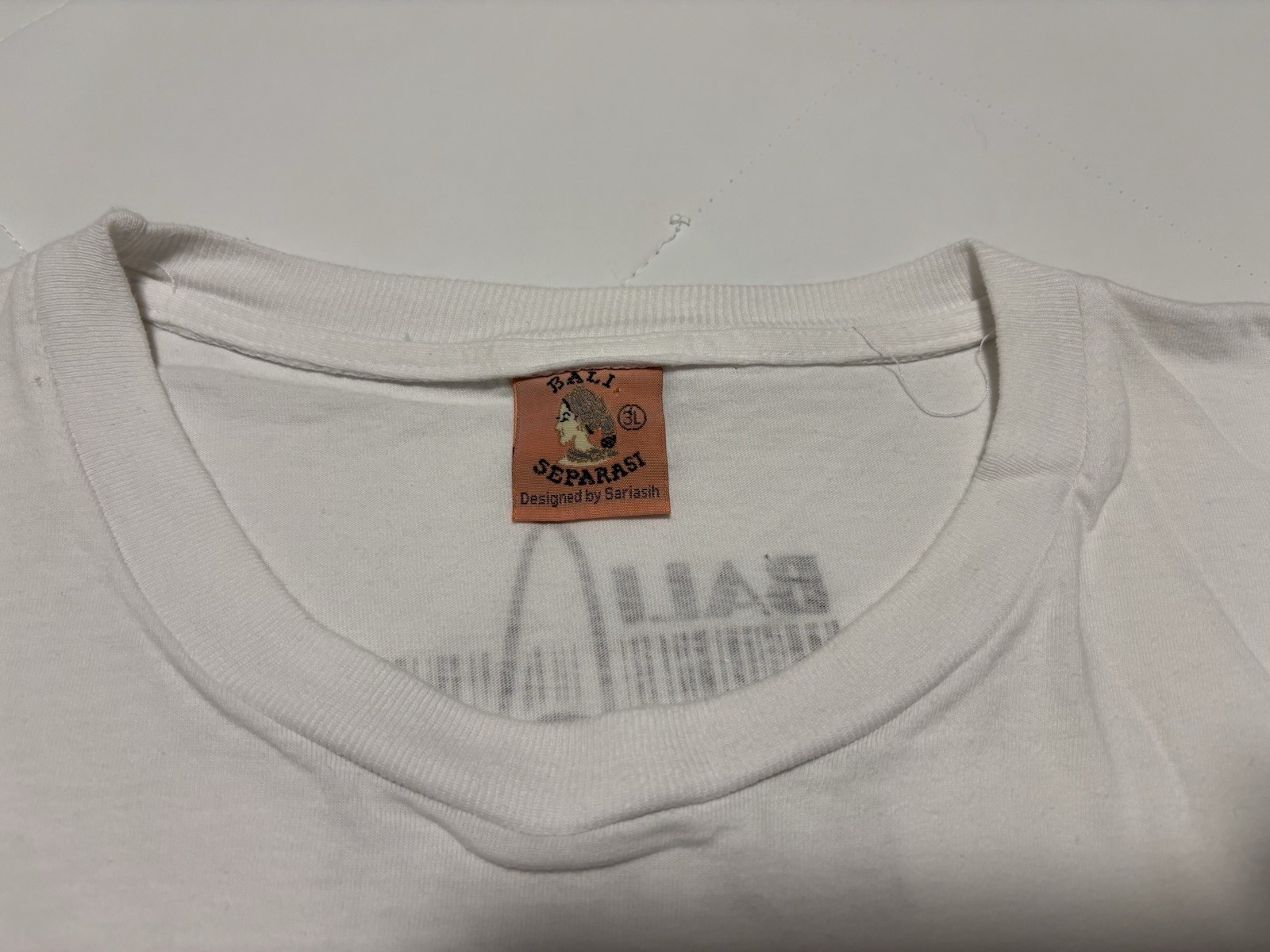 Vintage Bali Traditional Music Souvenir T-Shirt Size L Indonesia Travel Vacation