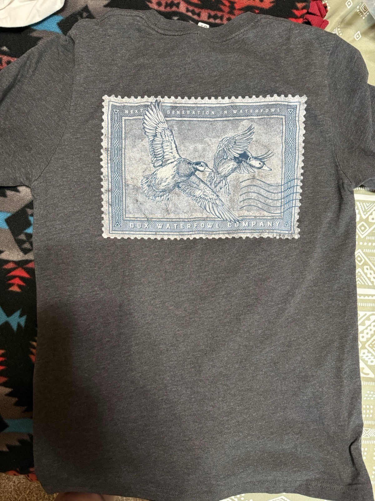 12 DUX Waterfowl Company Men’s Duck Hunting Graphic Tees M Crew Neck Cotton Knit