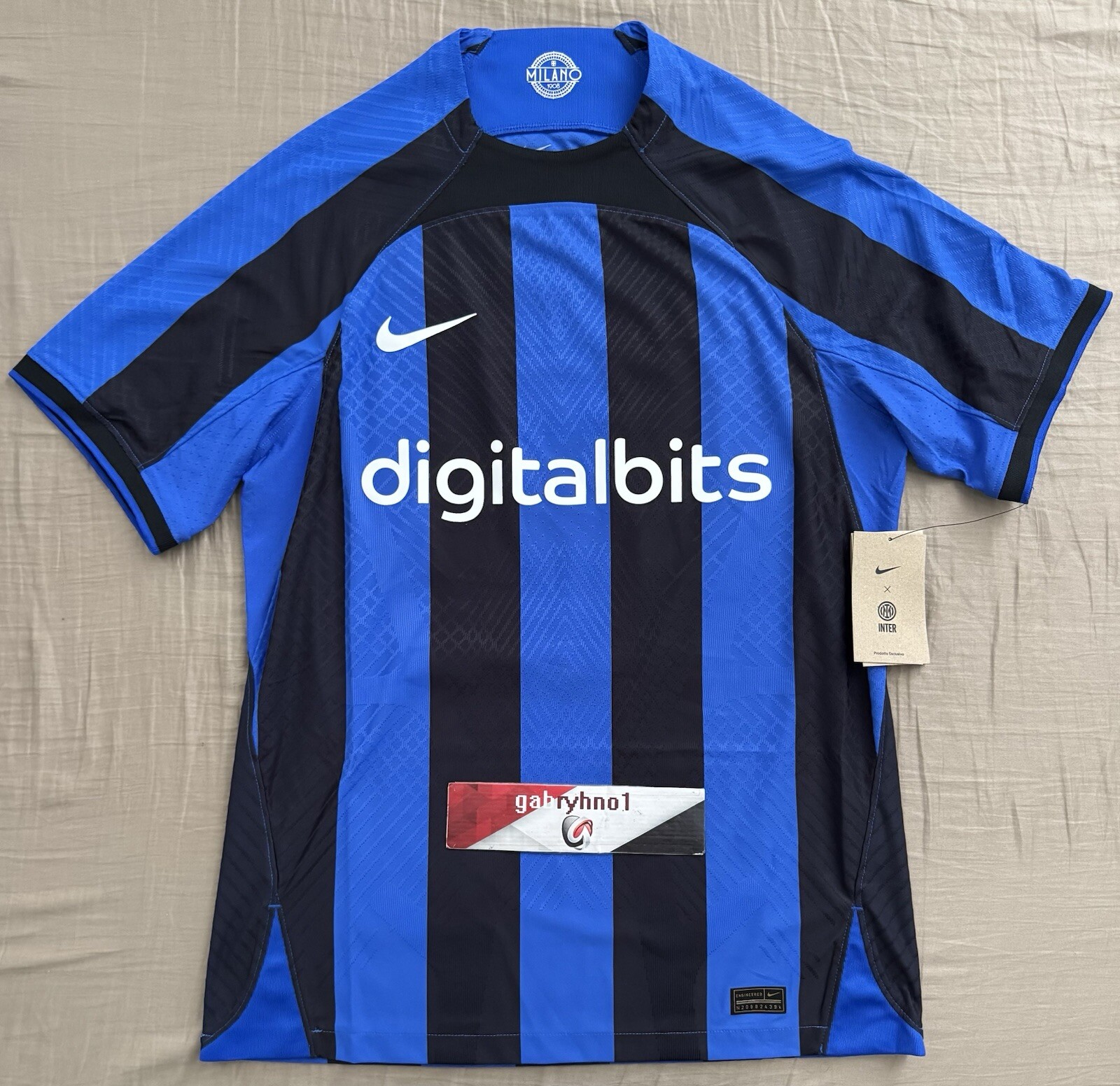 Nike Dri-Fit ADV Inter Milan Home Soccer Jersey Mens Size Medium