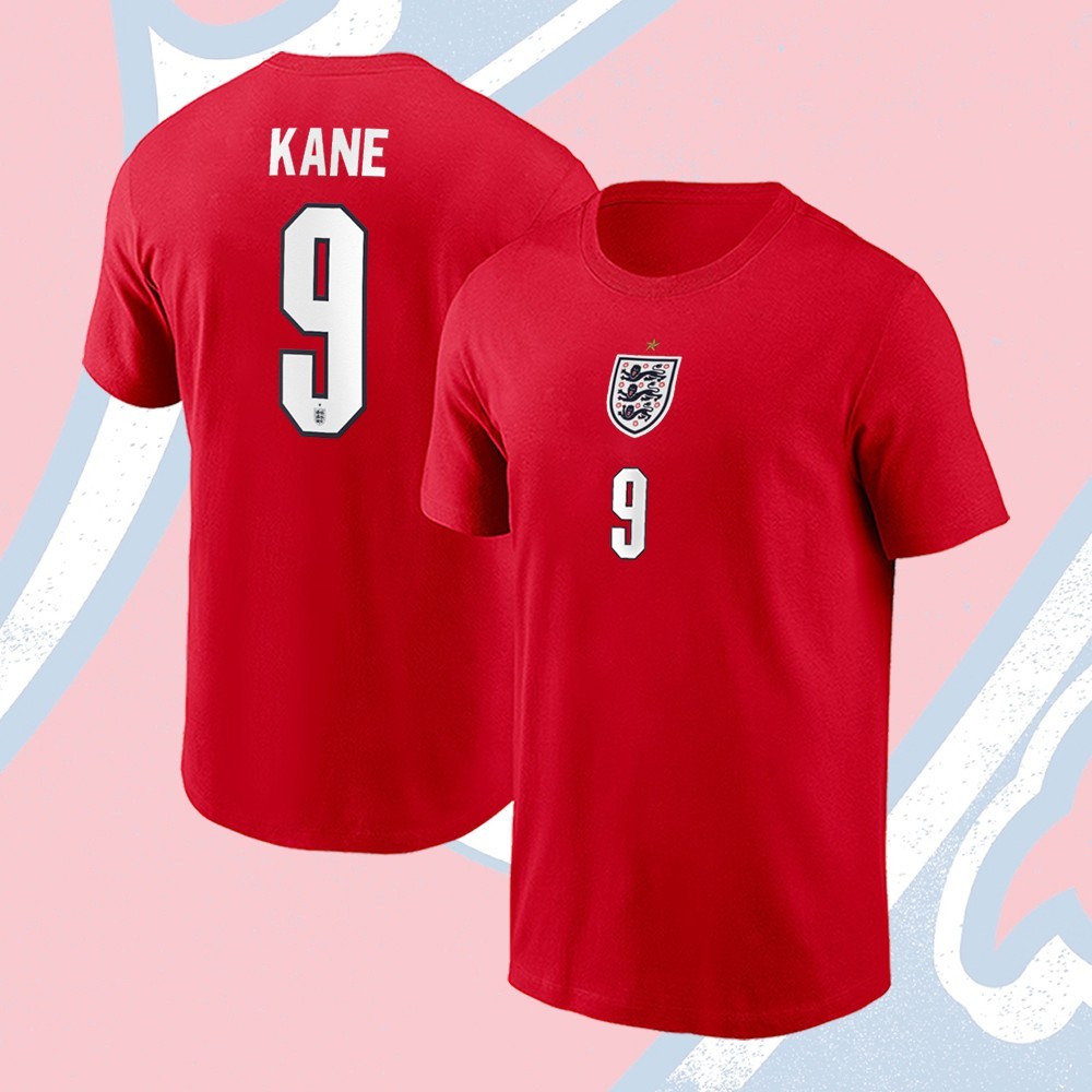 England 2026 WC Soccer National Team Name & Number Player Unisex Gift For Fan