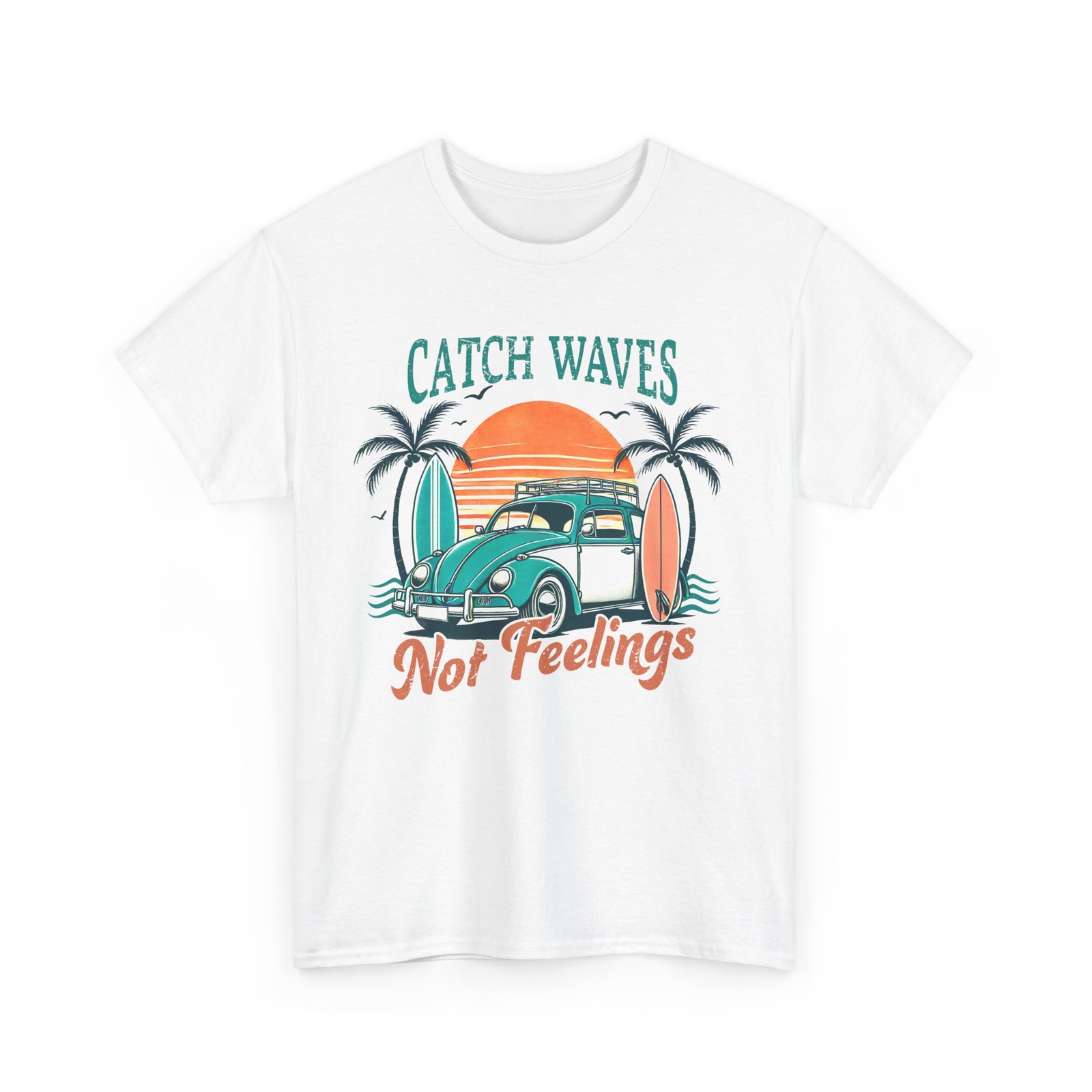Ocean Breeze T-Shirt | Beachy & Casual Summer Outfit Tee | Retro Summer T-Shirt