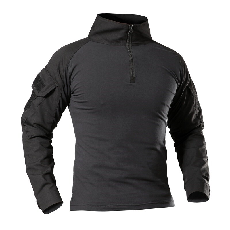 Mens Tactical T-Shirt Long Sleeve Us Army Military Combat Shirts Hiking