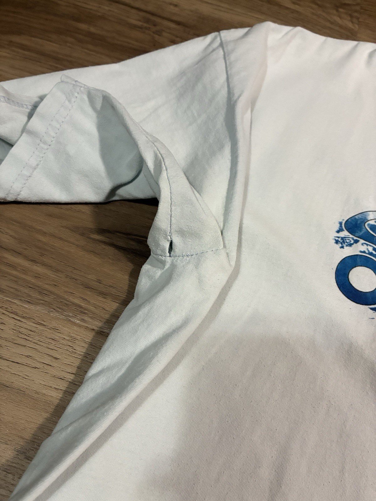 O&rsquo;Neill Surf Y2K Shirt Mens XL Skater White Blue Spellout Logo Double Sided