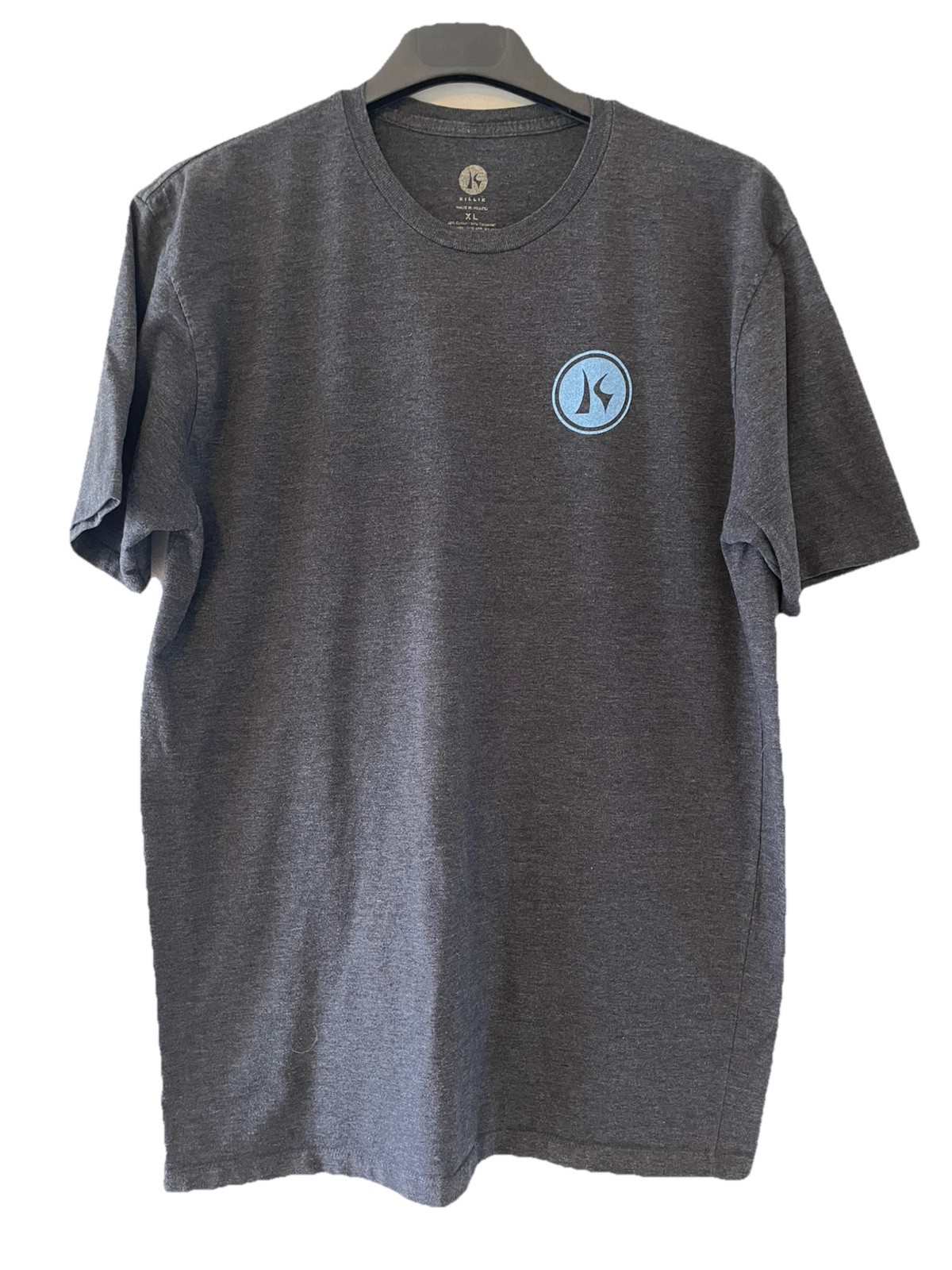 Killik T-Shirt / Men&rsquo;s X Large Gray Short Sleeve / Crew Neck / Logo / Used