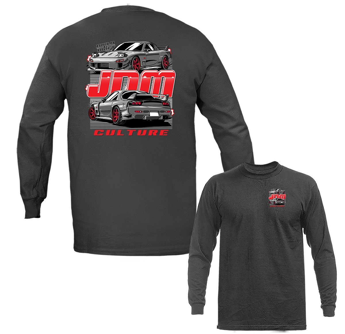 JDM Culture Imported Tuned Custom JDM Sports Car Long Sleeve