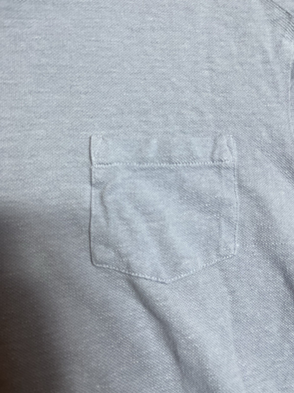 Ralph Lauren Purple Label Black T-Shirt – Size M Linen Blend Front Pocket Boxy