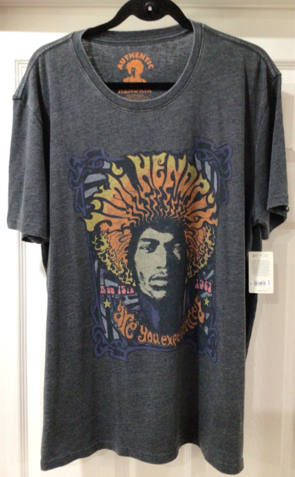 Lucky Brand Jimi Hendrix Are You Experienced T-Shirt Gray Men’s XL NWT