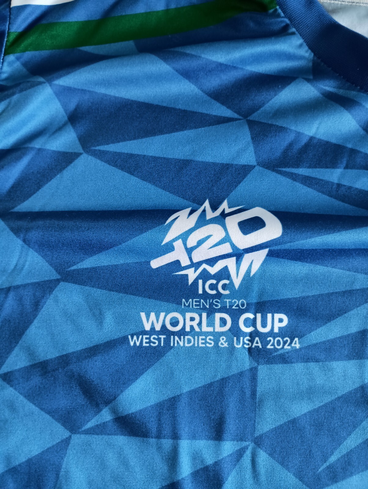 India Men&rsquo;s T20 World Cup 2024 Unbranded Cricket Shirt Size Large