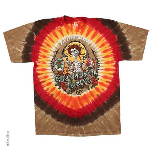 GRATEFUL DEAD-BAY AREA BELOVED-BERTHA-TIE DYE T-SHIRT S-M-L-XL-2X-3X-4X-5X-6X