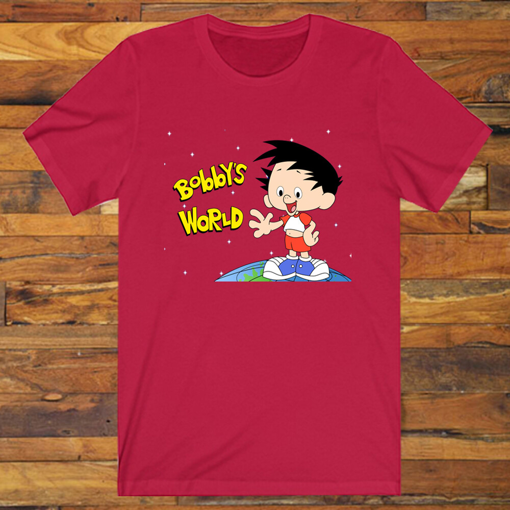 Bobby&rsquo;s World Men&rsquo;s Red T-Shirt Size S to 5XL
