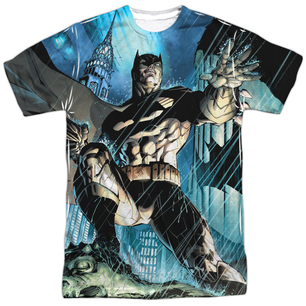 Batman « Rainy Rooftop » Dye Sublimation T-Shirt