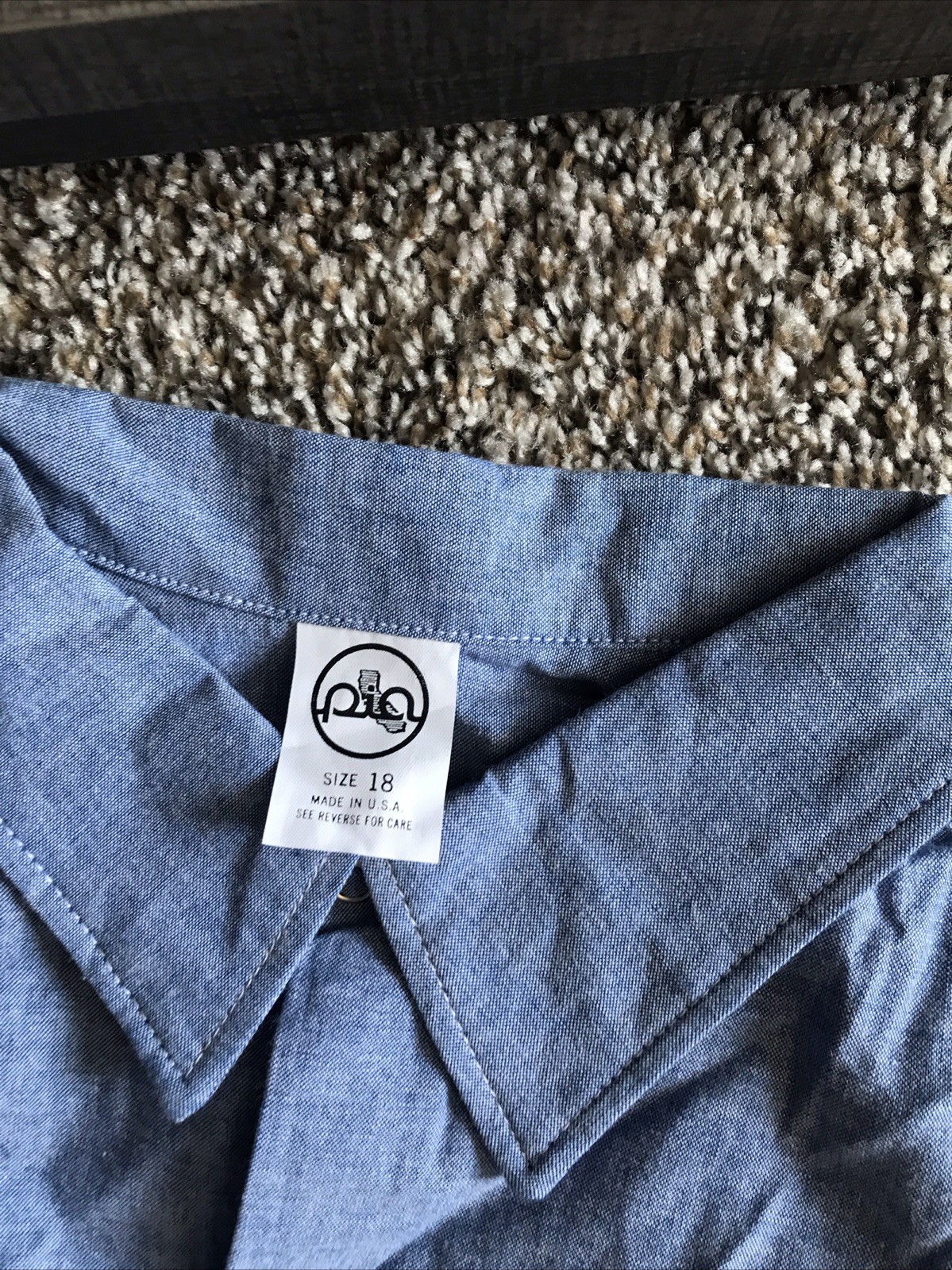 Vintage California Youth Authority Prison Blue Shirts And Standard Issued Boxers