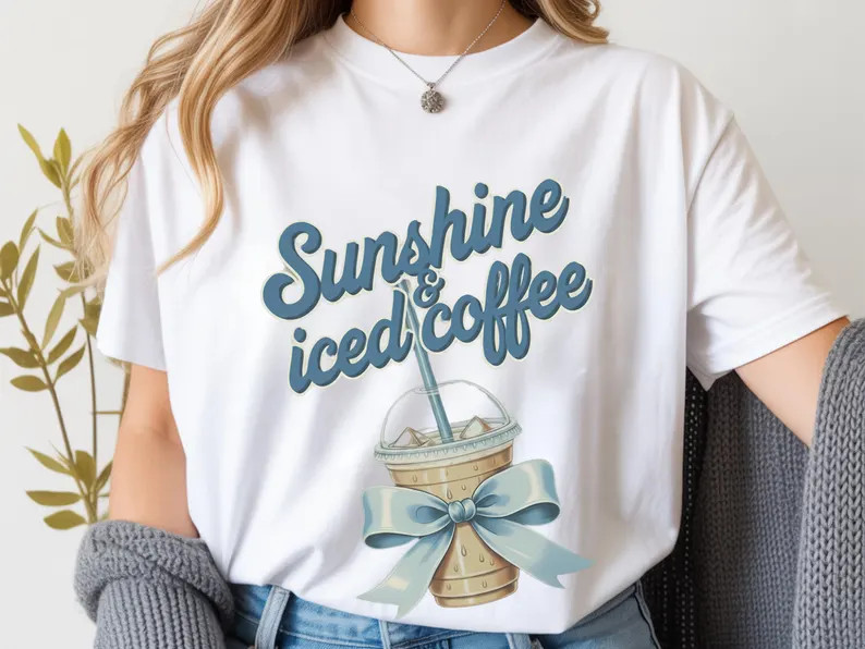 Comfort Tee Iced Coffee Sunshine