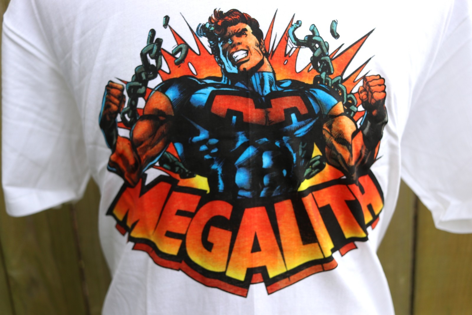 NOS Vintage MEGALITH Continuity Comic Graphic Graphitti T Shirt – Multiple Sizes