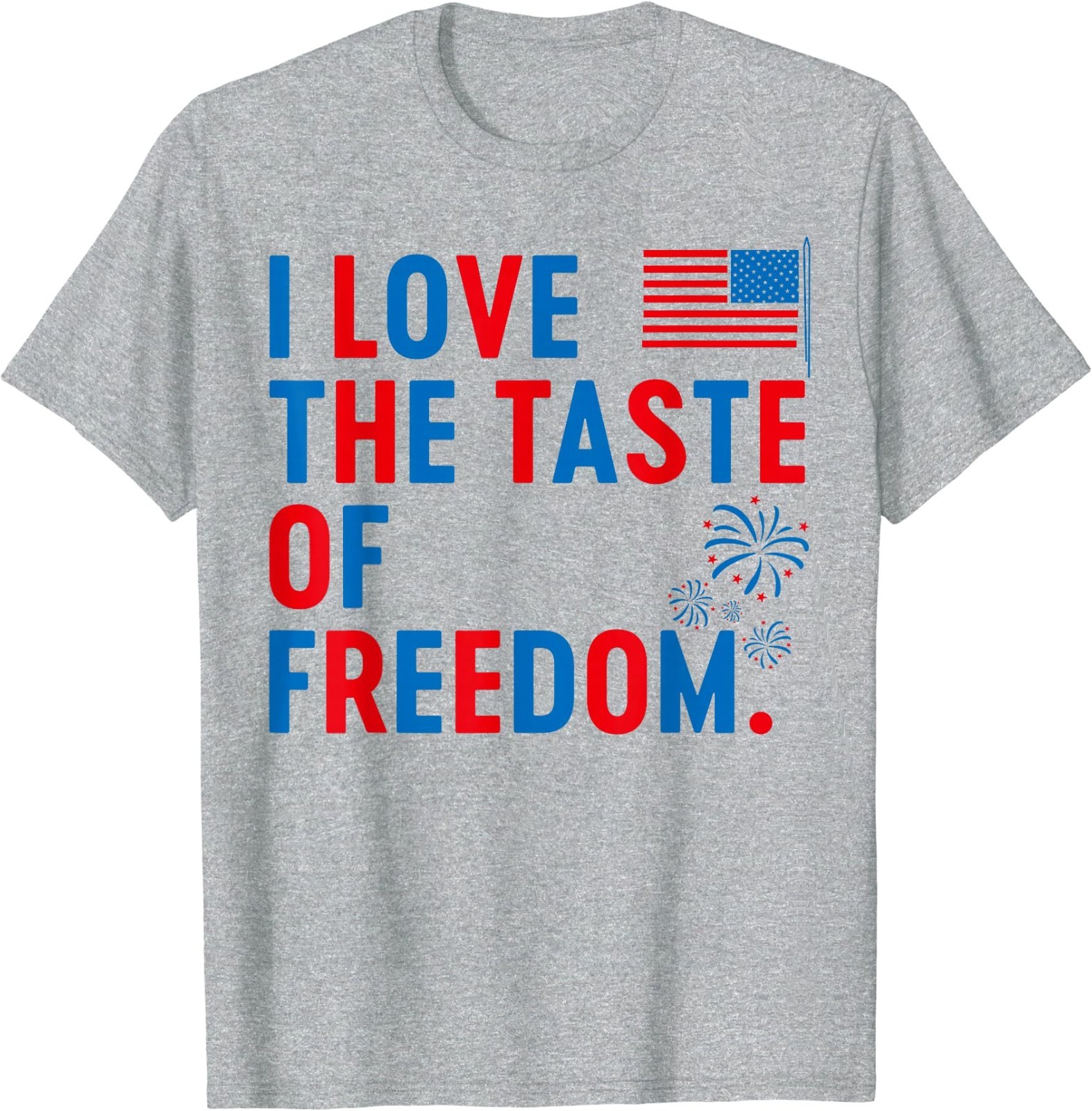 I Love The Taste of Freedom Shirt, Freedom Couple Matching Gifts T-Shirt