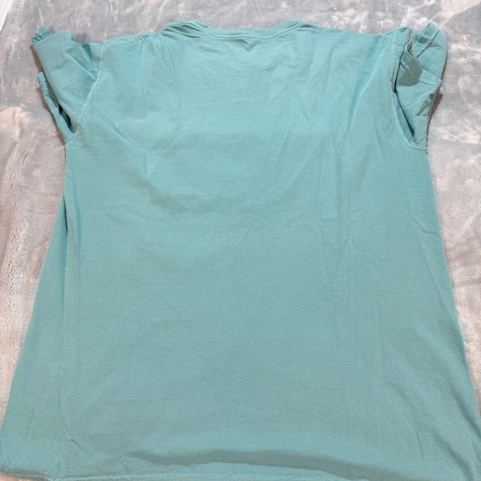 Comfort Colors Venice Beach FL Gulf Coast Graphic T Shirt Light Blue Size Large