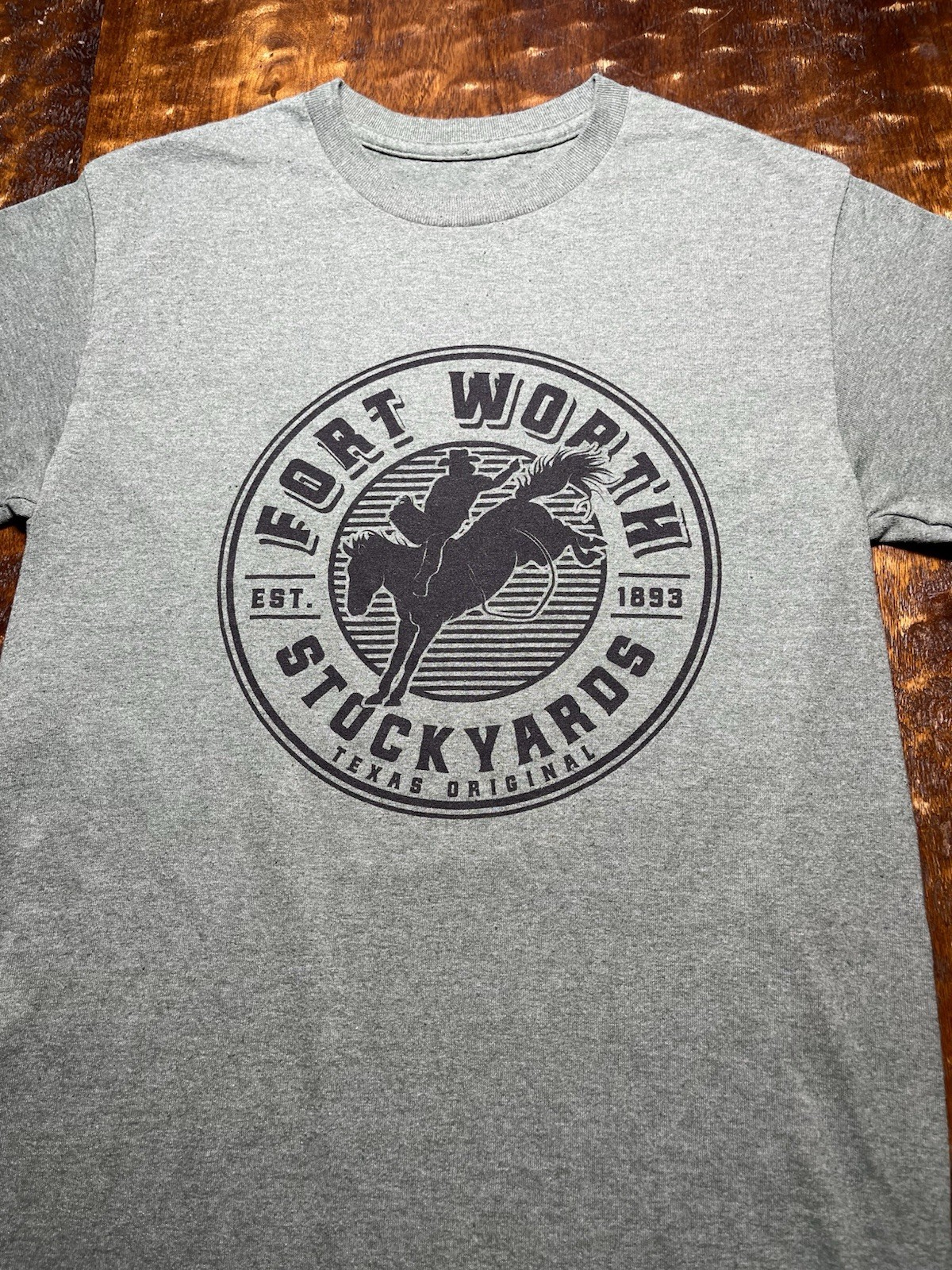 MV Sport Men&rsquo;s T-shirt Forth Worth Stock Yards Texas Original Size Small