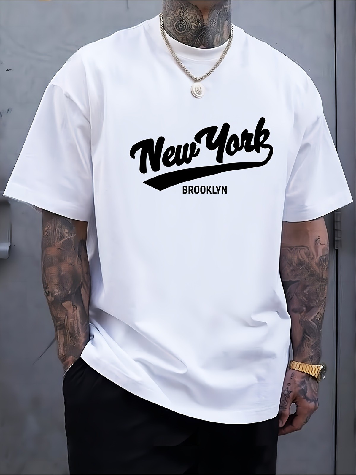 Retro Brooklyn New York T-Shirt – Vintage Varsity Style NYC Graphic Tee