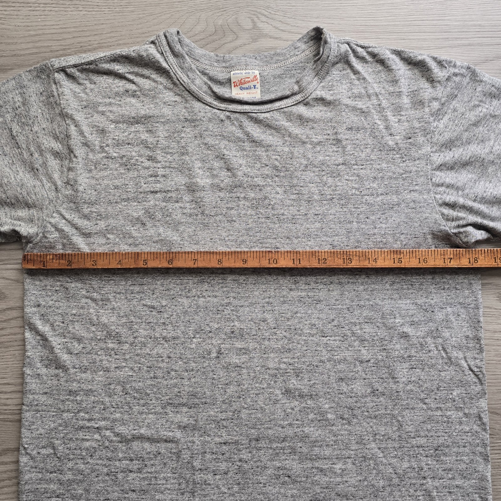 Whitesville Quali-T Heavyweight Gray Cotton Short Sleeve T Shirt Medium Japan