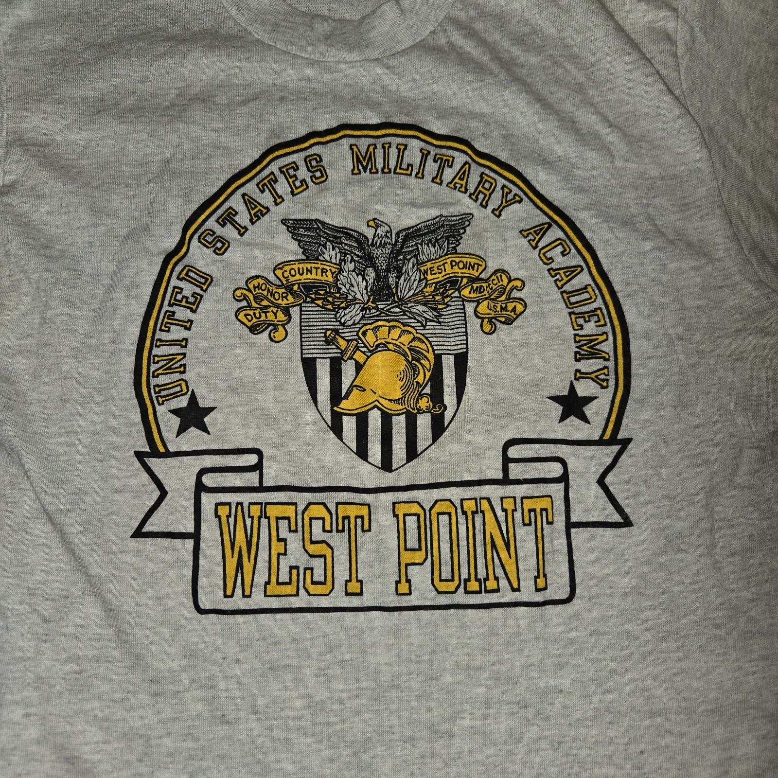 VTG United States Military Academy West Point T Shirt Men Med 90s USMA READ