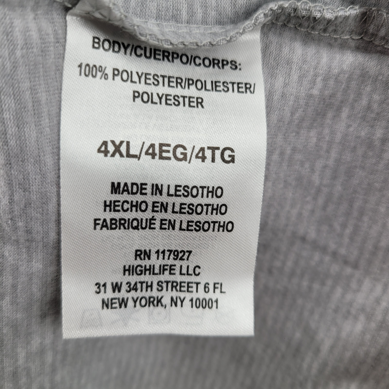 Head Hypertek Men&rsquo;s Size 4XL Solid Gray Tennis Athletic Crew-Neck T-Shirt