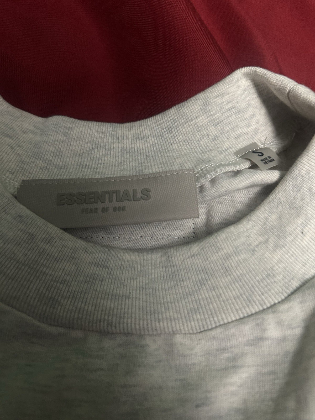Essentials Fear of God Men&rsquo;s “Light Oatmeal” T-Shirt Cotton Blend Size Small