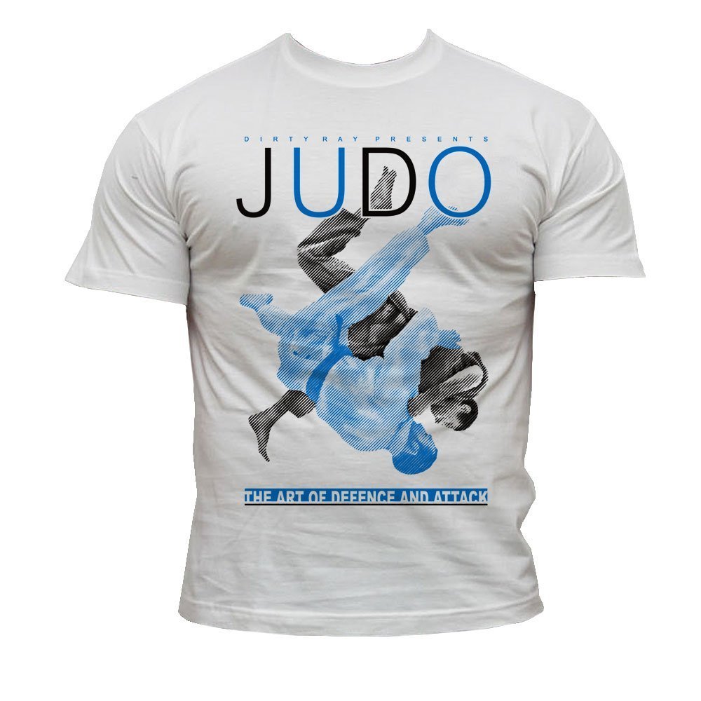Dirty Ray Martial Arts MMA Judo Men&rsquo;s Short Sleeve Herren Kurzarm T-Shirt K20