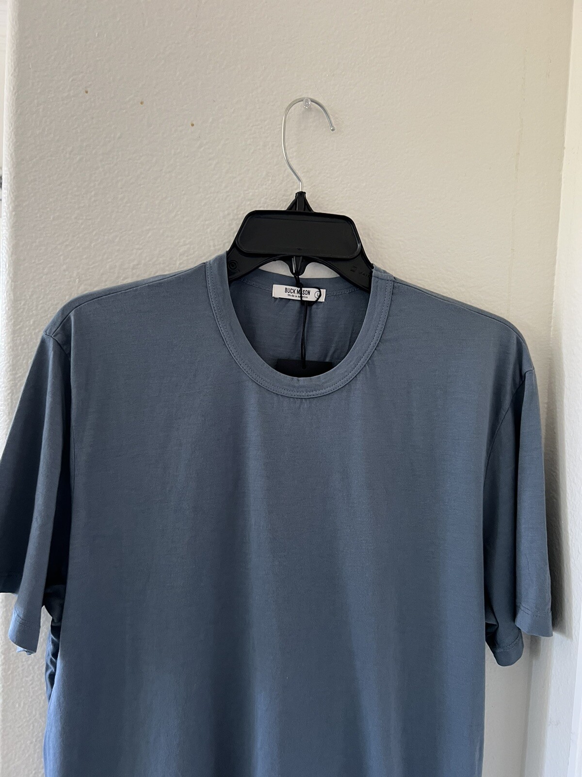 NWT Buck Mason Baltic 100% Pima COTTON Classic Straight Hem T-shirt Tee