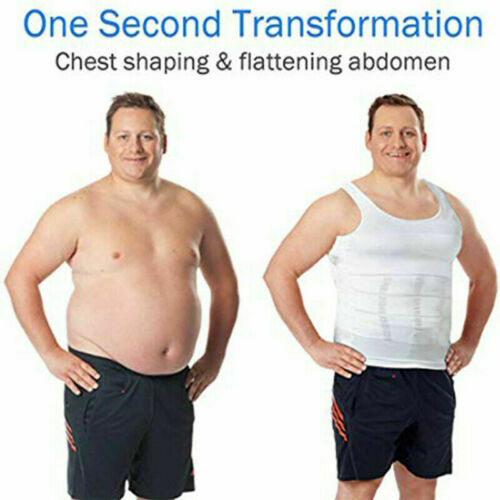 Fajas Para Hombres Faja Reductora De Hombre Men Body Shaper Abdomen Control Tee