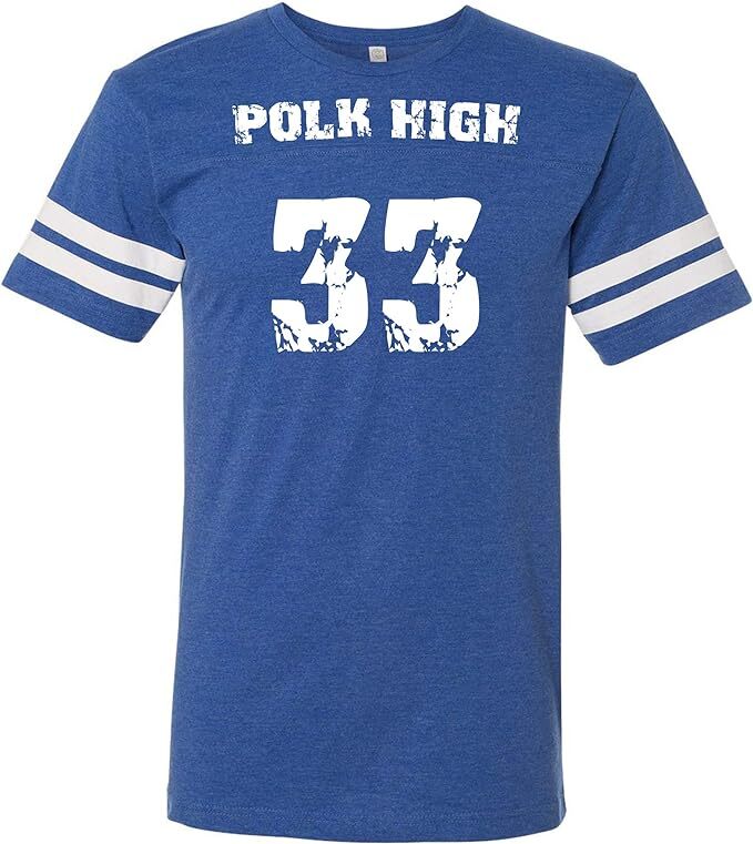 Polk High – Men&rsquo;s Football Jersey T-Shirt Al Bundy Inspired Funny T-Shirt