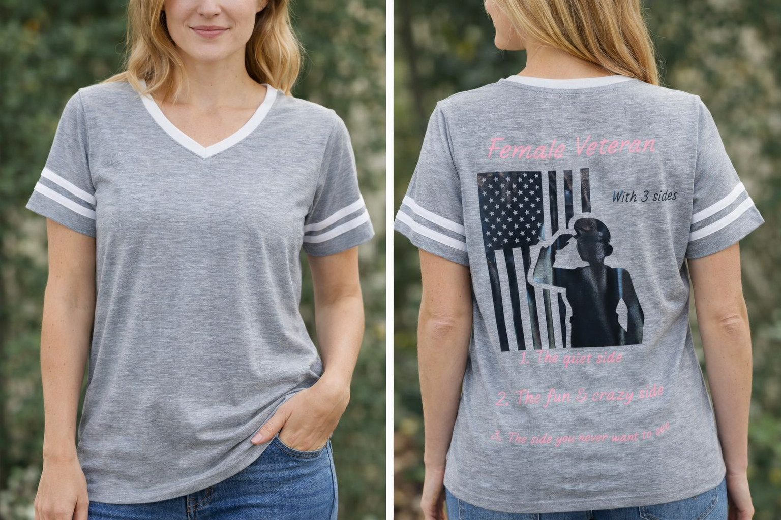 Female Veteran t-shirt