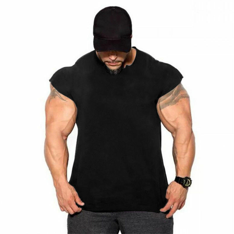 Men&rsquo;s Gym Soft Fashion Top Quality Solid Vests Workout Fitness Sports Tank Tops