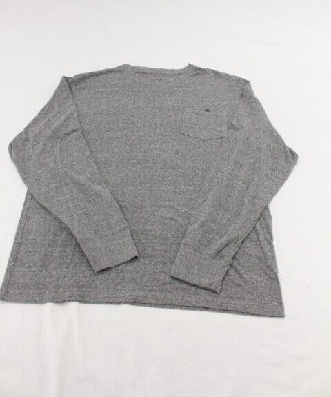 The Normal Brand Dark Gray Heather Long Sleeve Pocket Shirt Men&rsquo;s XL