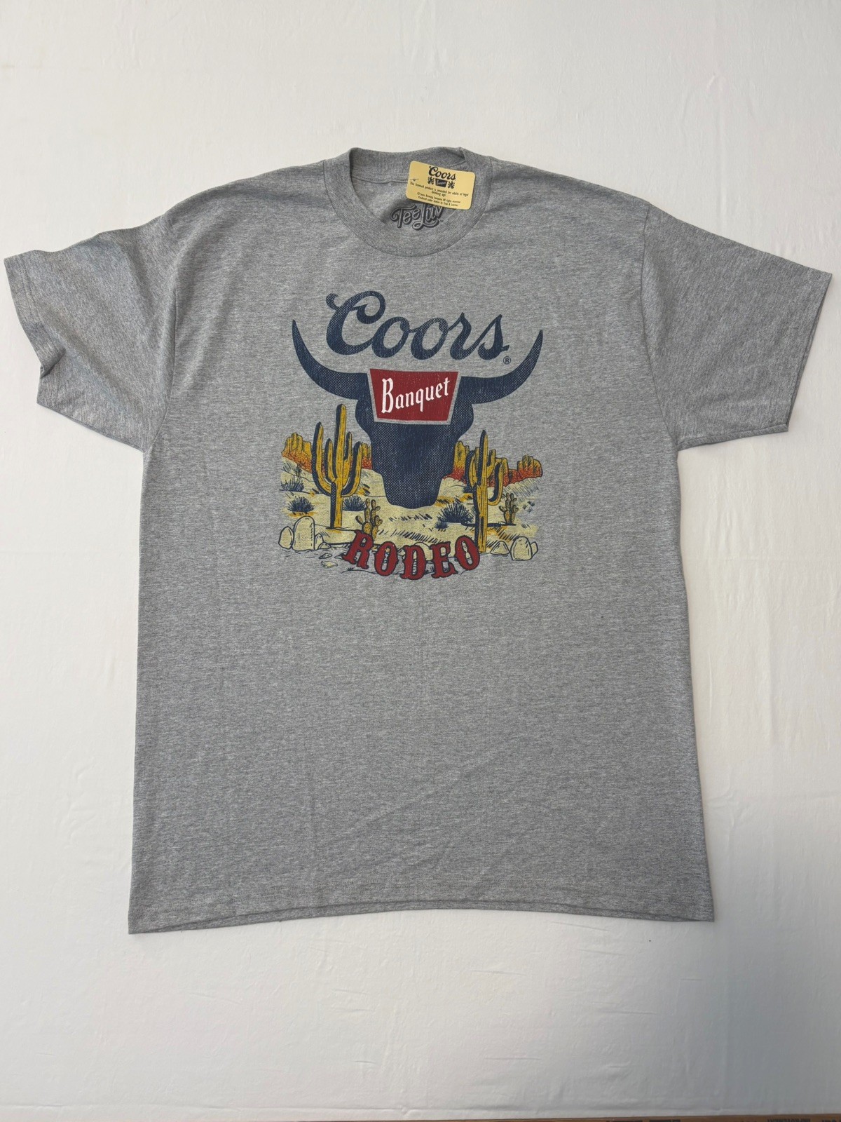 * New * Tee Luv Coors Banquet Rodeo Graphic Tee Men&rsquo;s Large (L) 100% Cotton